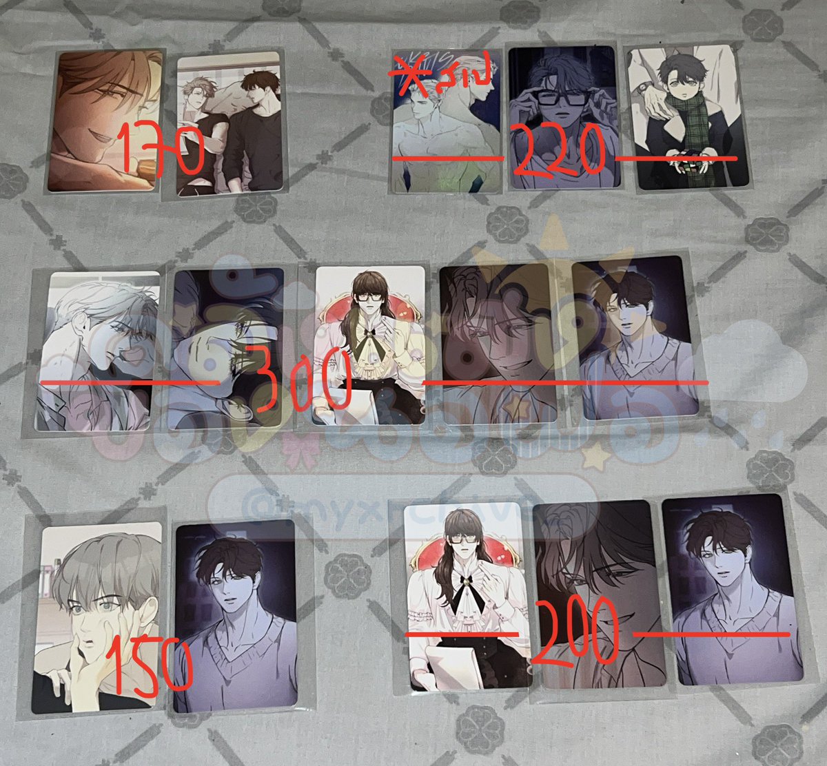 myxrchive_'s tweet photo. 𐔌 . ⋮ wts / พร้อมส่ง .ᐟ ֹ ₊ ꒱
Master Peace | Cloud | Nerd project
ᯓ ราคาตามรูป
kw. ฟตก. การ์ด สเป เพียงสันติ เนิร์ด เนิ้ด
#ตลาดนัดmanhwa #ตลาดนัดมันฮวา #ตลาดนัดbl #ตลาดนัดวาย #ตลาดนัดnerdproject #เพียงสันติ #masterpeace #nerdproject https://t.co/BmChVhKqtM