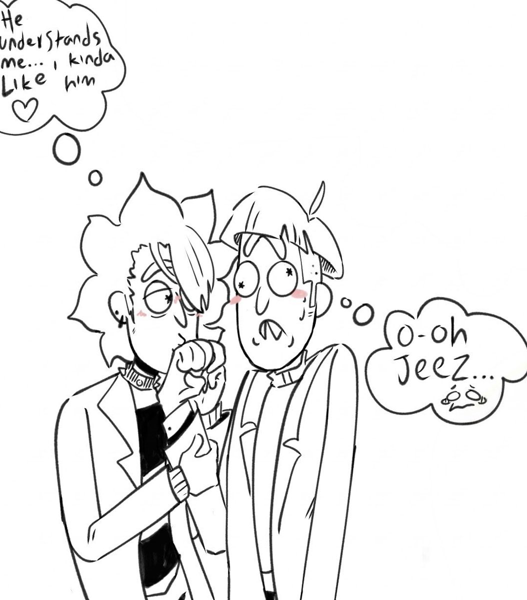 RSalome76803's tweet photo. Zero Rick and Doofus Rick
i like them sm, i think that they get really well each other, really, really well...
#rickandmorty #zerorick #doofusrick #doofuszero #idk #doodles https://t.co/dYg9ntP5RD