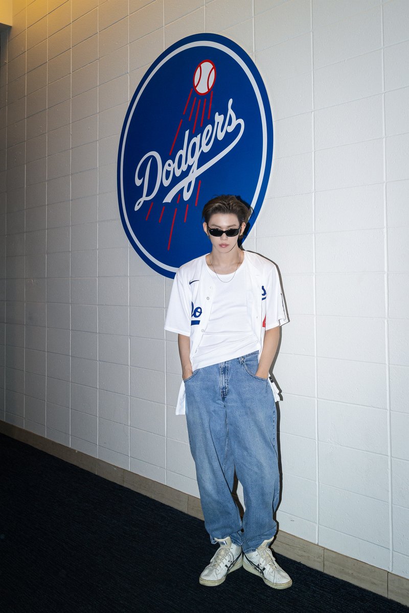 TXT_bighit's tweet photo. [#오늘의연준] 260813 LA Dodgers

#YEONJUN #연준 https://t.co/QNCYCQuTfl