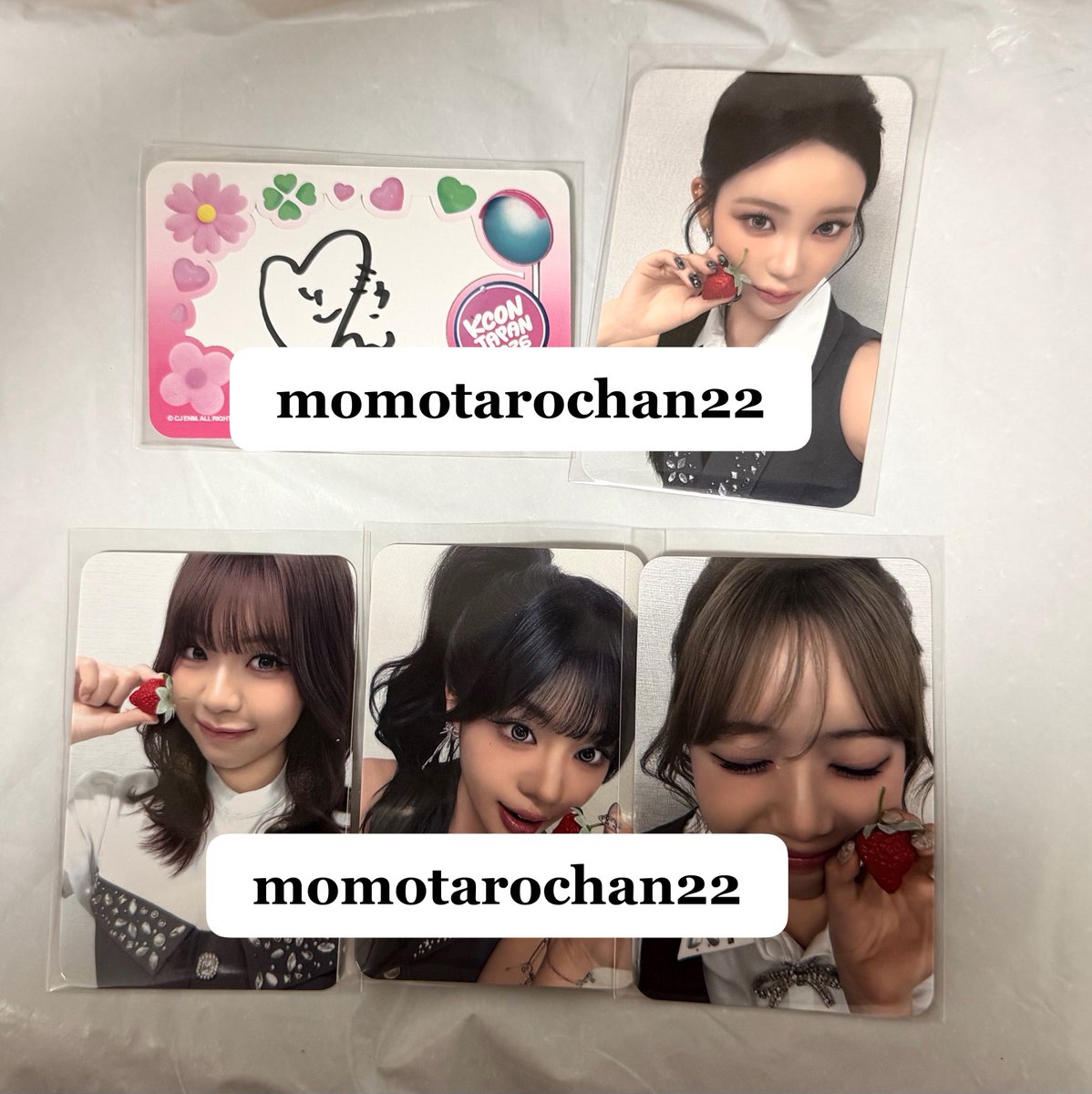 KCON JAPAN 2026 オンラインMDサイン 7000円トレカ 交換 譲))写真の物