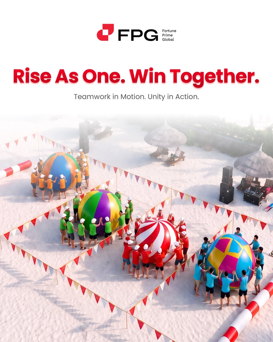 FpgGlobal's tweet photo. READY FOR EVERY MOVE. 😎

Across every team-building challenge, different skills came into play — speed, strategy, coordination and quick thinking. But one thing stayed constant: stay focused, adapt fast and back each other up. 🤝

Follow us for more.
https://t.co/EhEv0fB2D5 https://t.co/J3mXzcK8nl