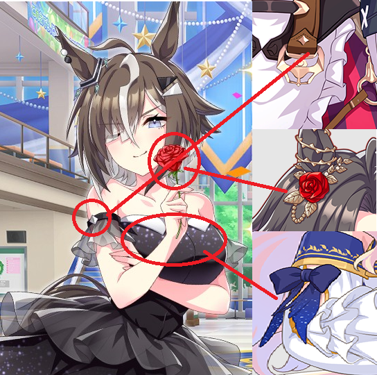 foIkqueen's tweet photo. noticing that rura's half-anni fit pays subtle tribute to all three of her genmates👼📸🌹♟️ https://t.co/4YcgdaYAvp