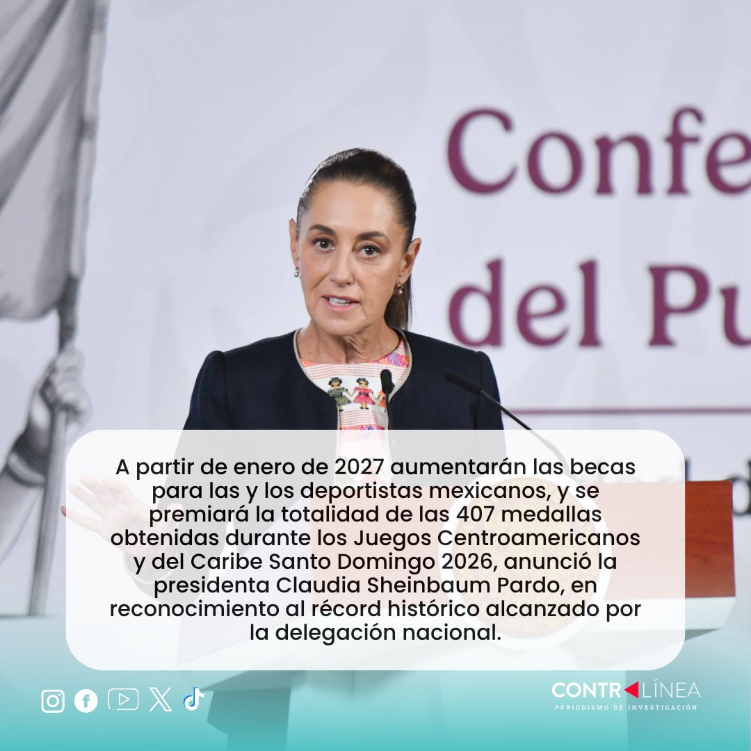 contralinea's tweet photo. Aumentan #becas a deportistas y #premian 407 medallas de #Centroamericanos
Fernanda Monroy (@fermonroyrojas)
#Contralínea #PeriodismodeInvestigación
Lee aquí👉 https://t.co/8JVXU9gDIE https://t.co/bslbOkWWyo