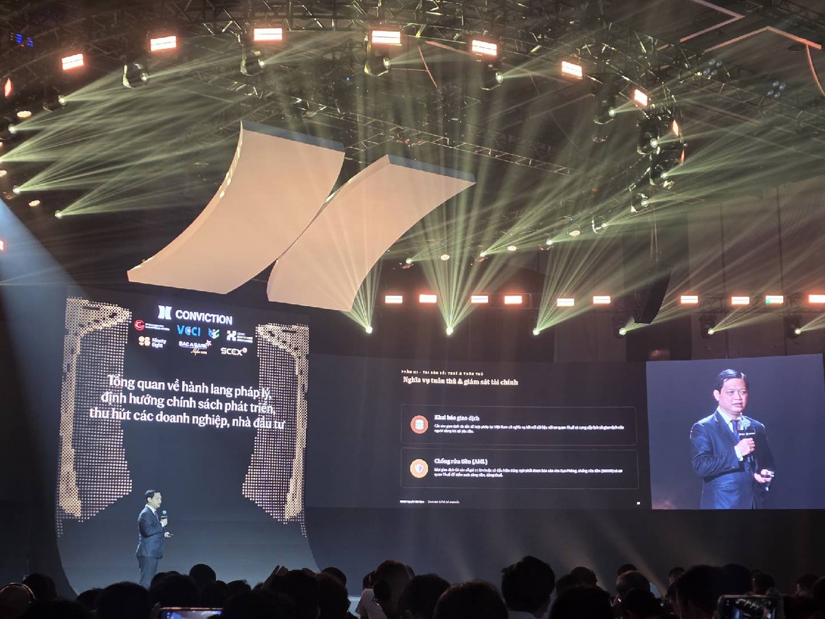 kai_BTC7779's tweet photo. Tại ngày khai mạc của CONVICTION 2026  điều làm mình chú ý là 7 căn cứ chính để định hướng cho thị trường CRYPTO tại Việt Nam sắp tới:

(Anh em đừng quên DAY2 về AI đồng hành cùng @nghienaivn và @coinminutesvn nhé)

Ủy ban Chứng khoán Nhà nước (SSC) đưa ra 7 căn cứ chính để xây dựng định hướng cho thị trường:

1️⃣ Các Nghị quyết Trung ương 57, 68…
2️⃣ Luật Công nghiệp công nghệ số – Điều 48
3️⃣ Quyết định 1033/QĐ-TTg về phát triển kinh tế số
4️⃣ Tiêu chuẩn quốc tế FATF – OECD – IOSCO
5️⃣ Nghị quyết 05/2025/NQ-CP về thí điểm thị trường tài sản mã hóa
6️⃣ Nhu cầu thực tế của nhà đầu tư, doanh nghiệp và các VASP
7️⃣ Quyết định 1413/QĐ-TTg về cải cách tổng thể thị trường tài chính

Những căn cứ này cho thấy thị trường tài sản mã hóa tại Việt Nam đang từng bước được đưa vào khuôn khổ quản lý rõ ràng, minh bạch và phù hợp với tiêu chuẩn quốc tế.
#Coinminutes