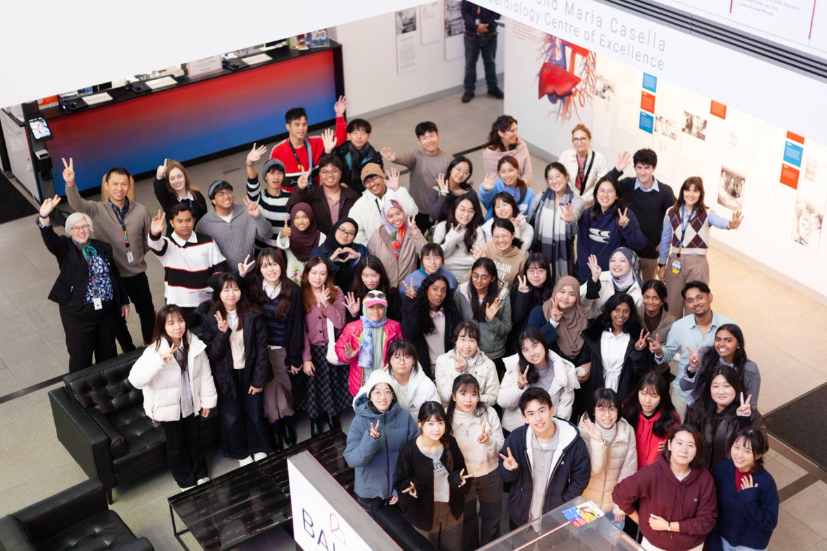 BakerResearchAu's tweet photo. This week, 42 medical students from Malayasia &amp; Taiwan came to explore the Institute's research and clinical facilities up close.

Want that experience for yourself? We've got student projects open now across diabetes &amp; CVD

🔗 https://t.co/KfSMDa1W96
🔗 https://t.co/cpmkKgIYAn https://t.co/RmeOrFfLHR