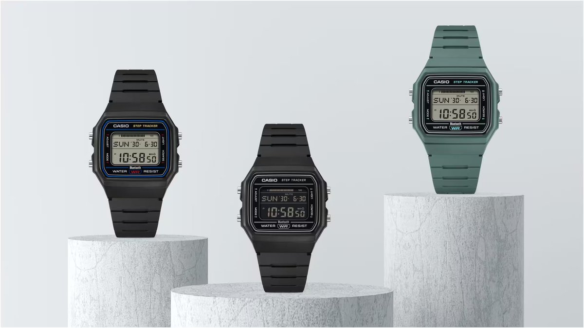kotecinho's tweet photo. Casio F-B100W
Bluetooth & Step Tracker