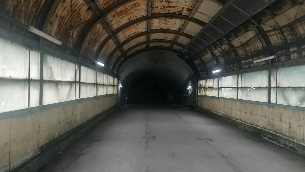 type5055's tweet photo. スゲー駅だった😆
400段を越える階段を下るとホームに行けるらしいけど、無理できんよ😅 https://t.co/XbIjt2m1gL