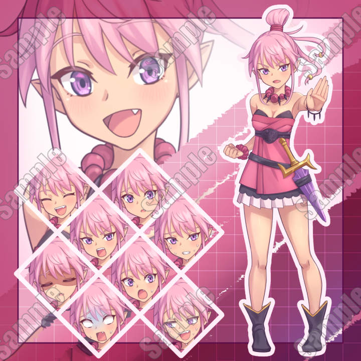 kogefumi's tweet photo. #キャラ販売 #つなぐ
元気な亜人少女
販売ページへはリプ欄から

■タグ■
TRPG/ゲーム/動画配信/ファンタジー/異世界/冒険者/女性/女の子/ピンク髪/八重歯/ダガー/短剣/ダークエルフ/ドワーフ https://t.co/s6cM35Mw5W