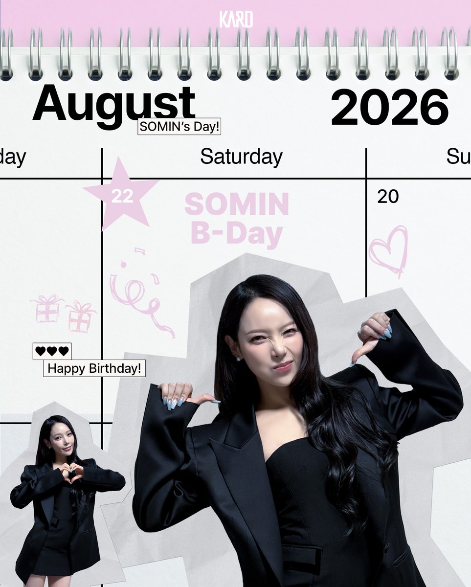 KARD_Official's tweet photo. [🎉]
𝗛𝗔𝗣𝗣𝗬 𝗕𝗜𝗥𝗧𝗛𝗗𝗔𝗬 𝗦𝗢𝗠𝗜𝗡♥

#KARD #카드
#전소민 #SOMIN
#HappySOMINday https://t.co/MxZoKOFWbG