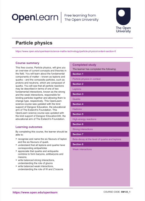 sofajuyi's tweet photo. I earnt an Open University Statement of Participation! Particle physics https://t.co/FyMpsIwYIG https://t.co/bdfcfVkXmU