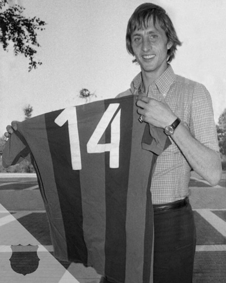 MuhammedHa12113's tweet photo. On this day in 1973, Johan Cruyff’s signing for Barça became official. 
The beginning of the story of a Blaugrana legend. 💙❤️ https://t.co/n0dq8FW0qM