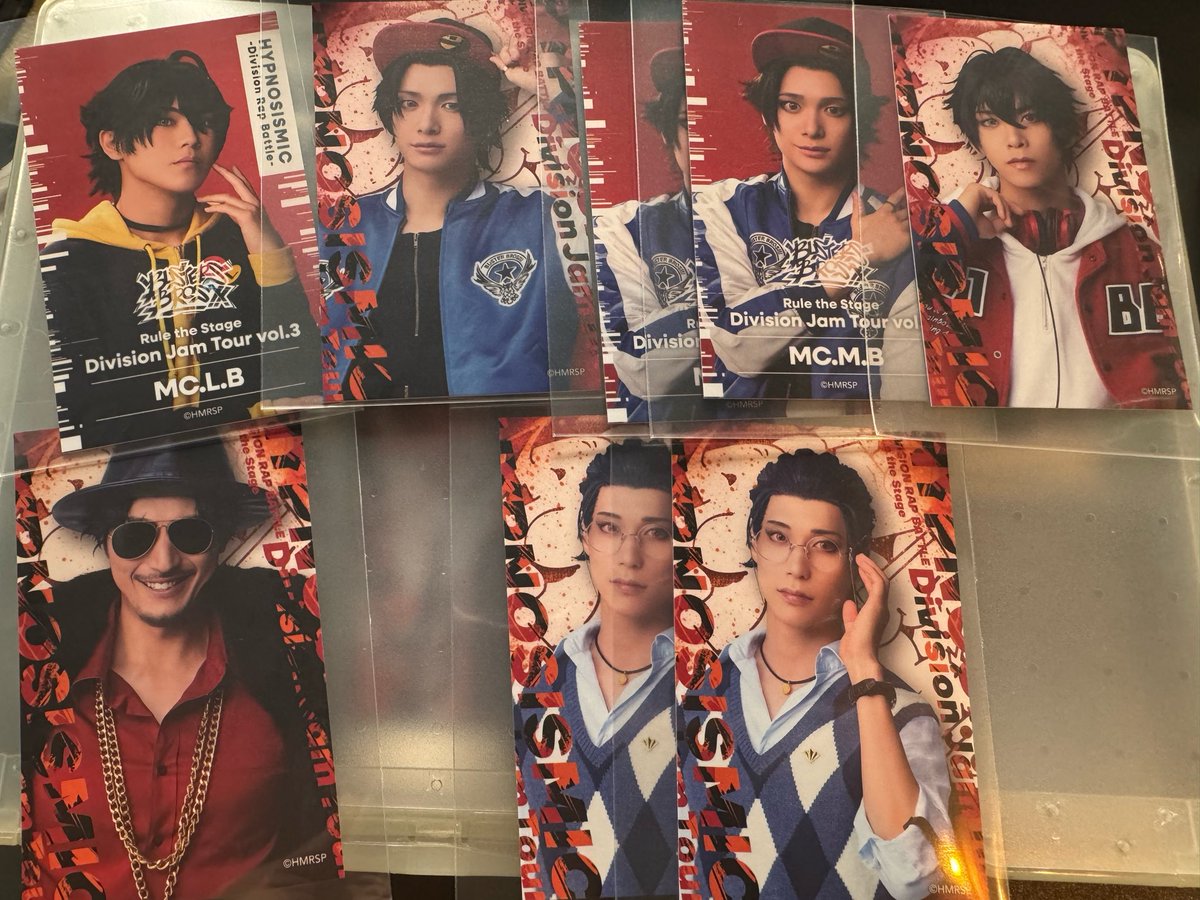 tomtom_7951's tweet photo. 【交換】ヒプステ Division Jam Tour Vol.3 トレカ

譲→一郎、二郎、三郎、盧笙、零、甚八、道四郎、堂庵、狐久里

求→矢ケ崎 黒背景のもの 1（☆優先）、正宗 各1

14、15会場お手渡し希望です。
お気軽にお声掛けください。 https://t.co/IiT80hJd17