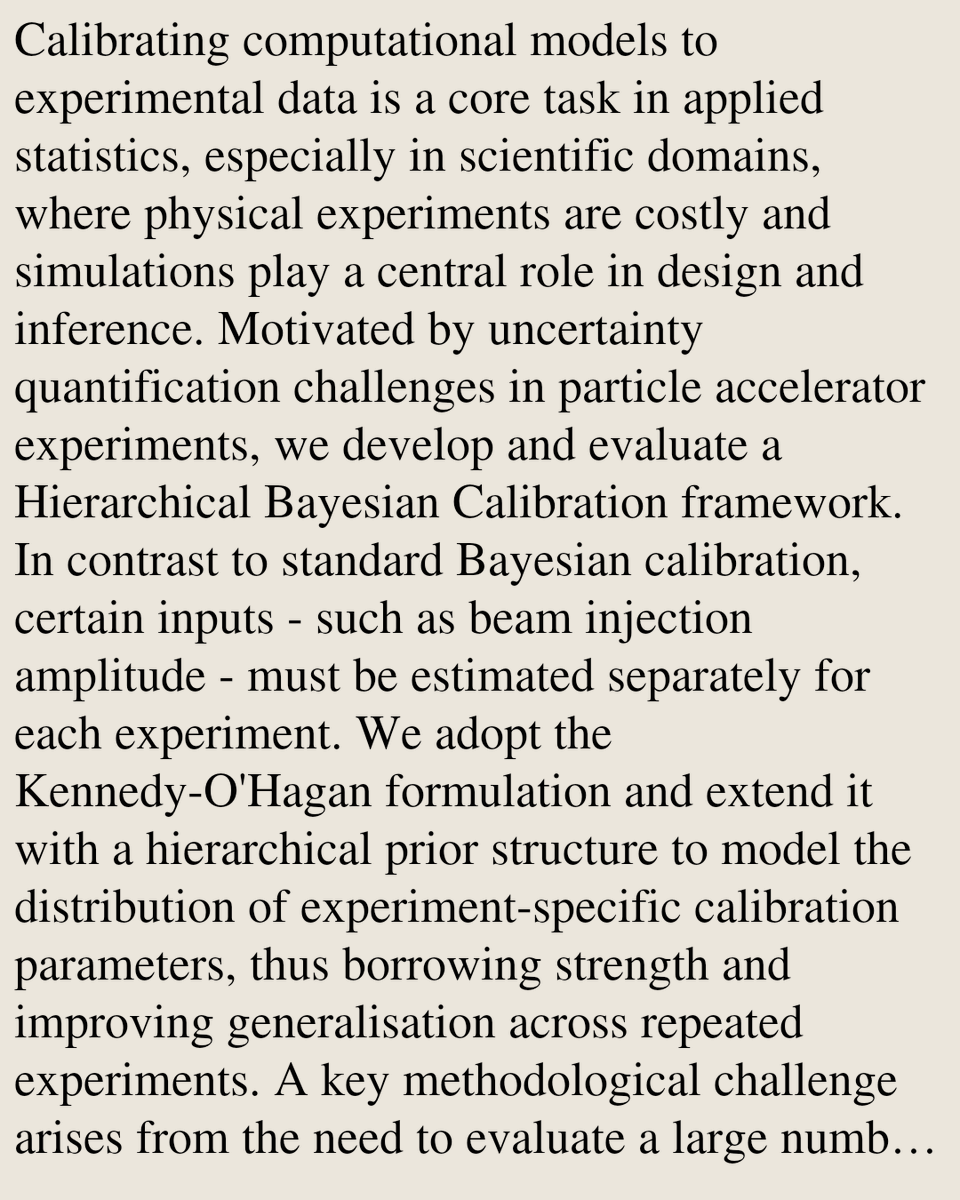 StatisticsCO's tweet photo. Hierarchical Bayesian Calibration with Bayesian Committee Machine

Sebastian Heinekamp, David M. Higdon, Andreas Adelmann
https://t.co/ax7B4GZu39 [𝚜𝚝𝚊𝚝.𝙲𝙾 𝚙𝚑𝚢𝚜𝚒𝚌𝚜.𝚍𝚊𝚝𝚊-𝚊𝚗] https://t.co/kohR6tz8AX