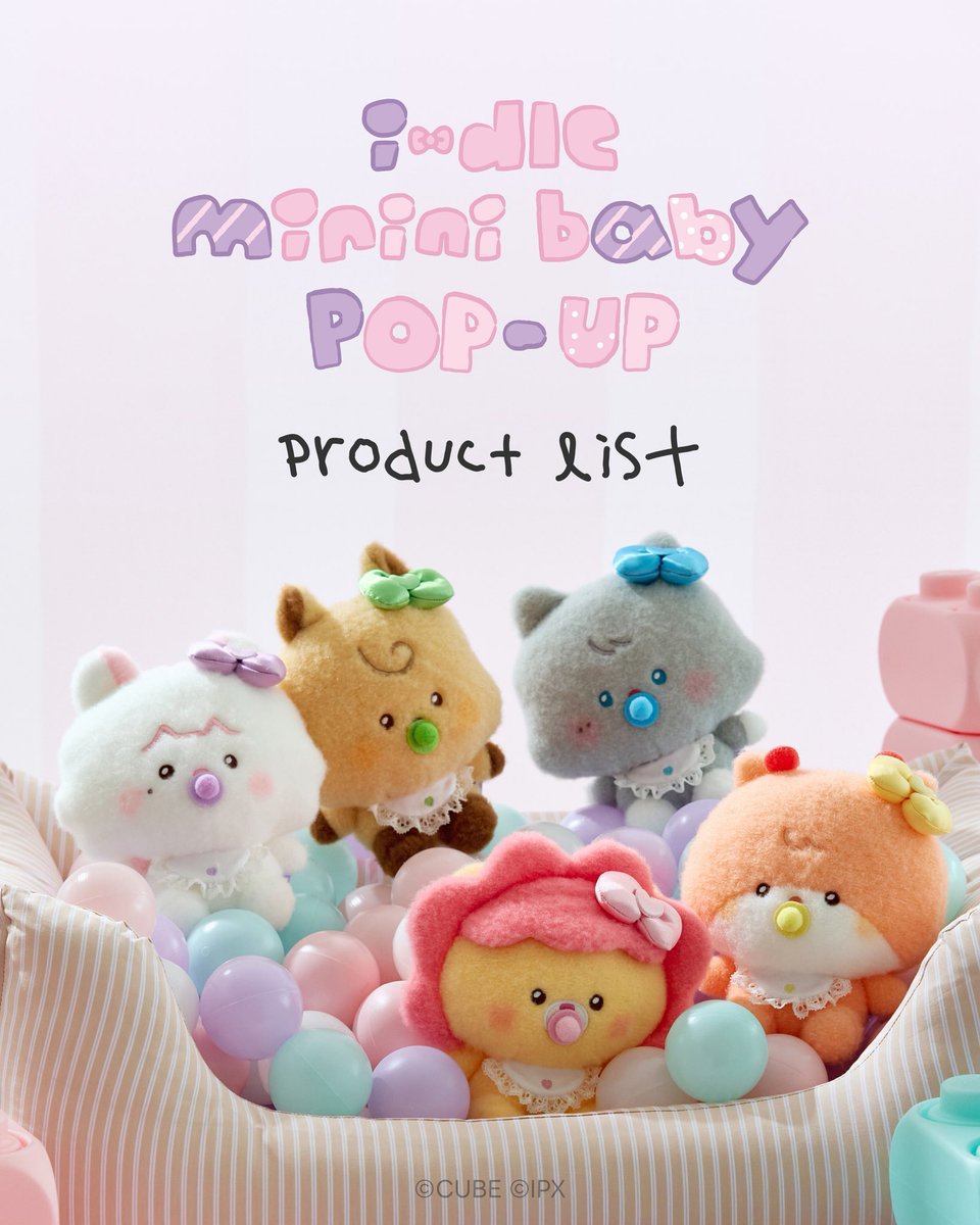 SUPERRARE_1108's tweet photo. [🛍 Product List] i-dle minini baby POP-UP 🎀

Unveiling our must-have lineup!😎
 
🗓 2026.8.21 - 8.31
📍 SUPER RARE, 313@somerset #04-30/31, Singapore

#idle  #LINEFRIENDS   #linefriendspopup  #idle_minini_baby
#SUPERRARE #SR #SUPERRARESG #Singapore https://t.co/AsUUVYCEMf