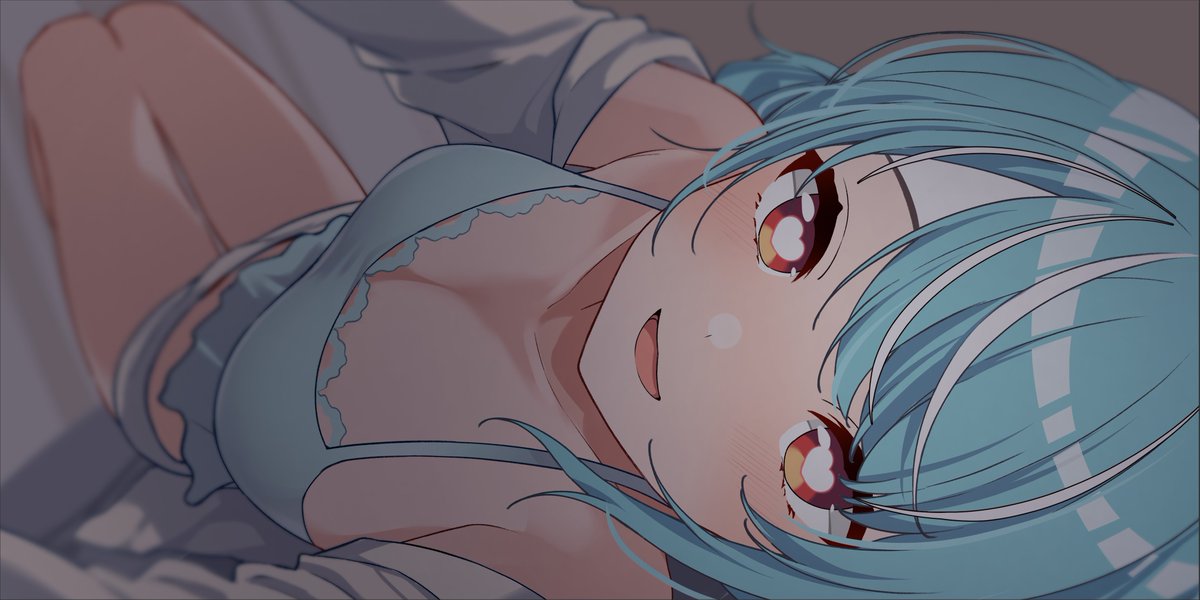 takeyabunora's tweet photo. 「ねーいっしょに寝よー」
#らむねはいか画 https://t.co/mWIF2oOiG5