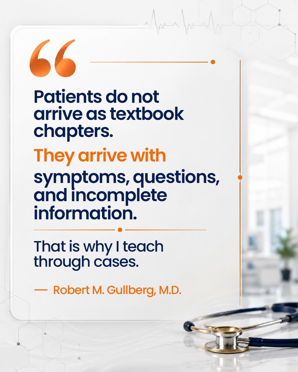 robertgullberg's tweet photo. Real patients rarely arrive with every clue neatly organized. They come with symptoms, questions, and incomplete information. 

Order your copy today! https://t.co/USH1sxilXt

#medicaleducation #medicalstudents #clinicalmedicine #patientcare #medicaltraining #futurephysician https://t.co/bxuhGJUf54