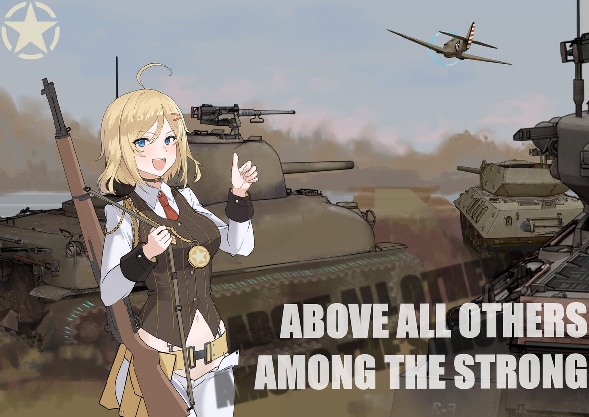 NobleSmuin85858's tweet photo. #灰燼戰線
#アッシュアームズ
#C108
青空kamiya @aosorakamiya 先生の新刊のために描いた応援イラストです。
【力で平和を得る】
皆さんに慣れていただければ幸いです！☺️ https://t.co/lAxwUdCNnx