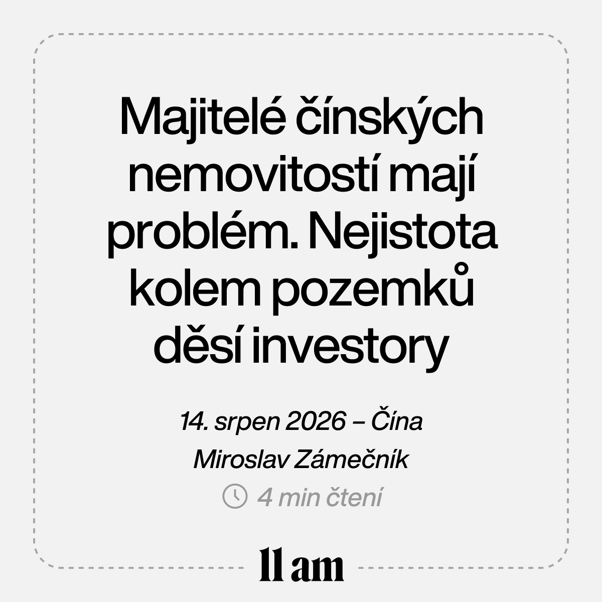 11amcz's tweet photo. Čína se ještě nevzpamatovala z prasklé realitní bubliny a už má na krku další problém: část budov nelze snadno prodat, protože stojí na státních pozemcích s končícími nájemními smlouvami.
@M_Zamecnik pro https://t.co/18EaRiGEib https://t.co/Y74d22qN3C