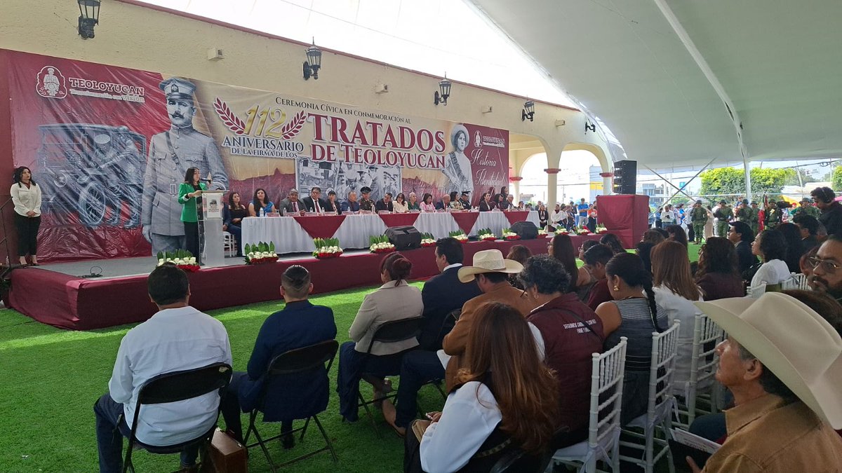 ContraloriaGEM's tweet photo. A 112 años de la Firma de los Tratados de Teoloyucan, recordamos un hecho que forma parte de la historia de México y que tuvo como escenario el #EdoMéx. https://t.co/2rSuDaRv5w