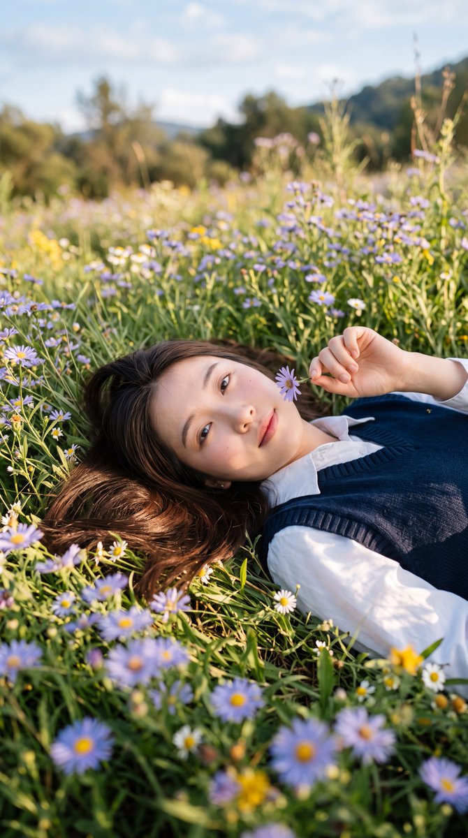 Dreamy Meadow Portrait