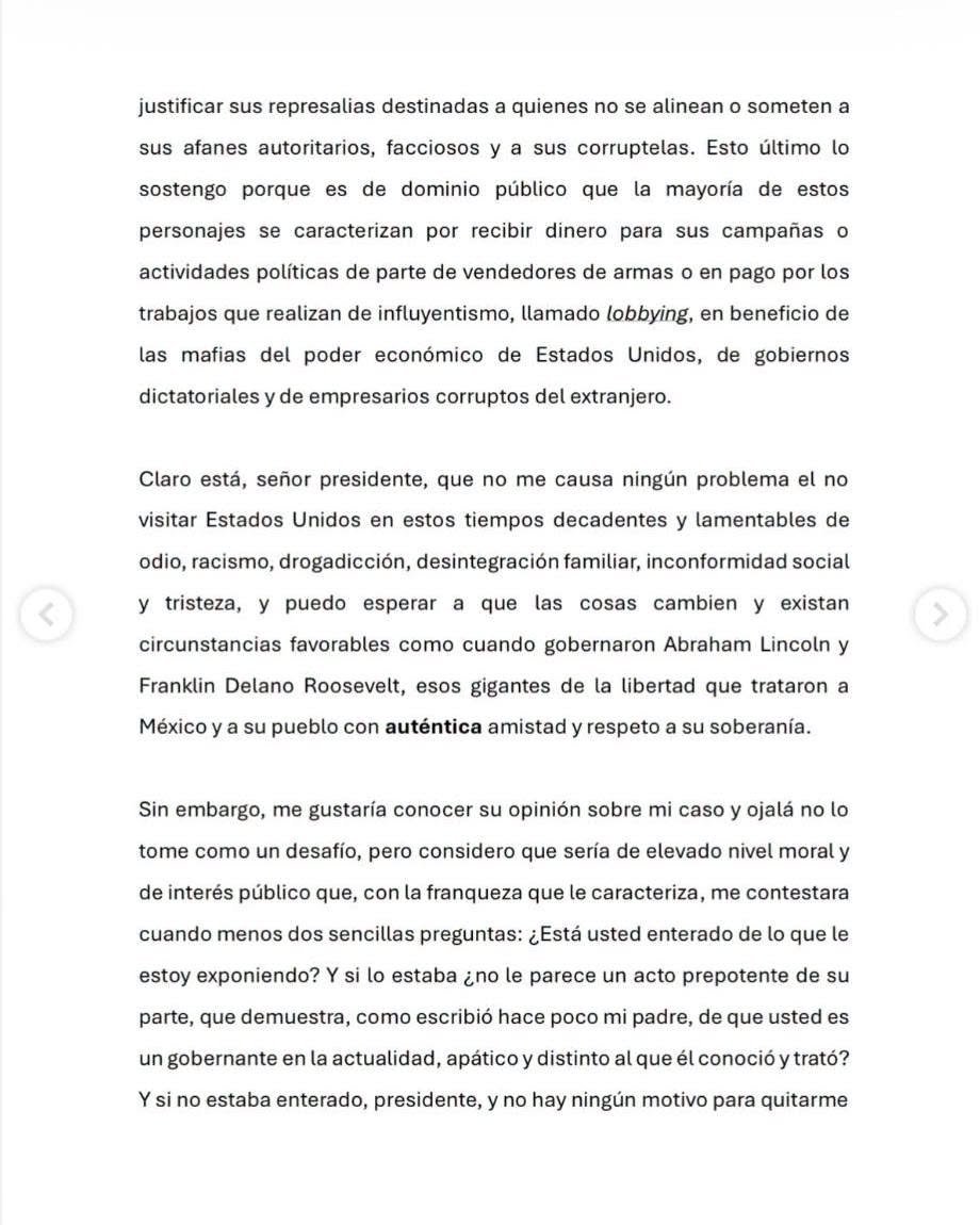 anonopshispano's tweet photo. Le quitan su visa a Andy. Y procede a llorarle a Trump. https://t.co/AefxXw395C