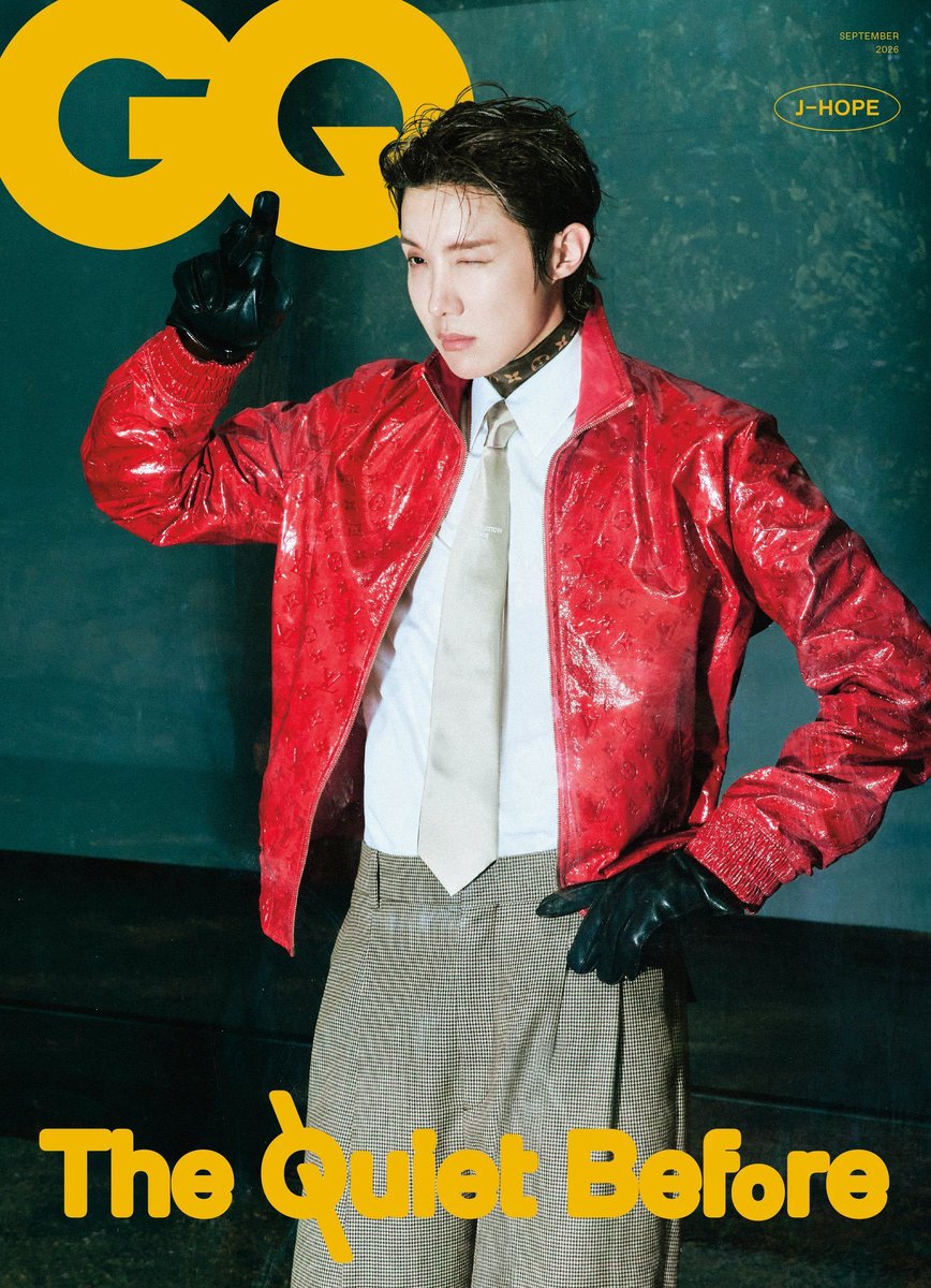 viraltakes's tweet photo. j-hope of BTS stuns as the cover star for GQ Korea's September 2026 issue. https://t.co/UP8vpb1GOz