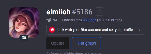 Jei_Soup's tweet photo. @drewlevin Can you take a look at this account. I believe he is smurfing. Has only 5 games played at this time with an 80% wr at level 35 in a platinum lobby. https://t.co/QR8y4y1YdY