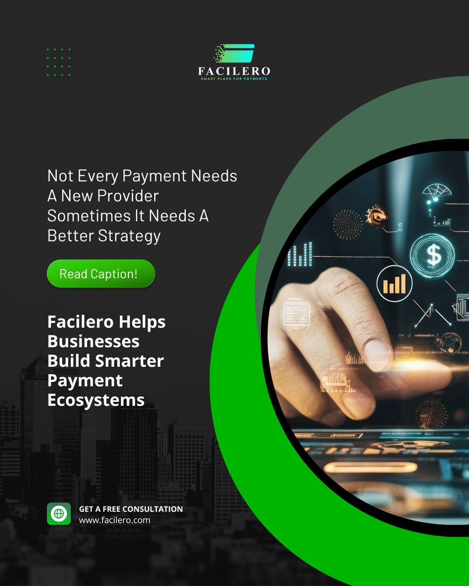 _facilero's tweet photo. The right combination of payment methods, banking relationships, integrations, and operational structure can improve efficiency without creating unnecessary complexity.
Request a free consultation call through https://t.co/01DZ9GzESn.
✨ Follow us at @Facilero
#Facilero #payments https://t.co/XDSJdcZkA0