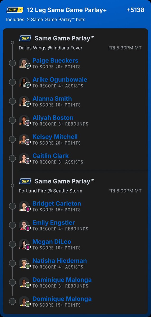 ETHbreezy's tweet photo. 12 leg lotto. Lmk whos selling.

#Gambling𝕏 

@Playbook https://t.co/a0tCSOmNXi