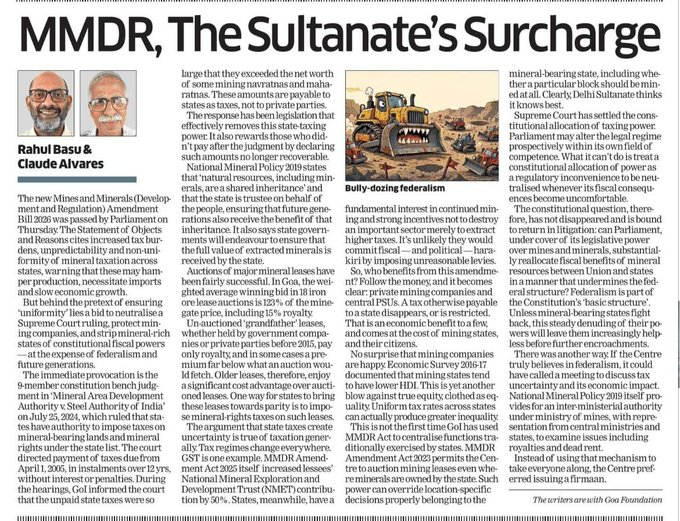 rahulbasu's tweet photo. A take on the MMDR amendment with @ClaudeAlvares  @goafoundation https://t.co/BFBDtJ1kxE