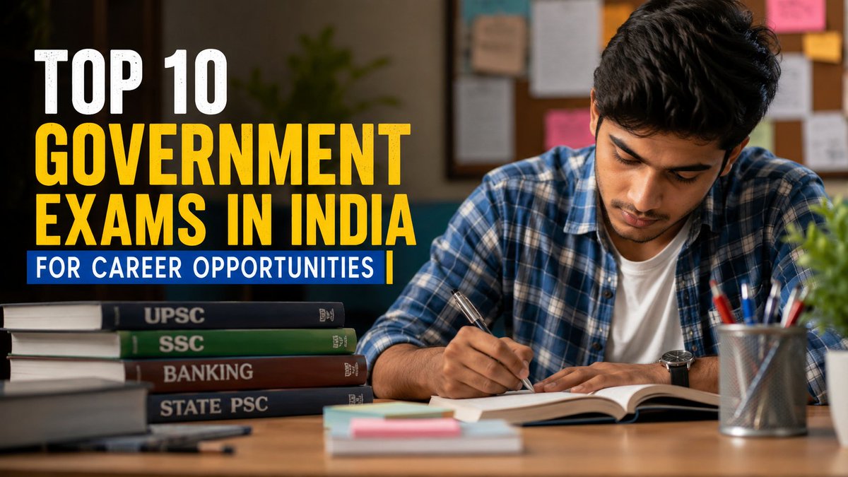 Prime_Insights1's tweet photo. Top 10 Government Exams in India for Career Opportunities
https://t.co/07OH9WwrQp
#GovernmentExamsIndia #GovernmentJobsIndia #CompetitiveExamsIndia #UPSC #SSCCGL #SBIPO #RBIGRADEB #IBPSPO #RRBNTPC #StatePSC #NDAExam #CDSExam #SSCHSL #GATEExam #CareerOpportunities https://t.co/CKu3mvPOay