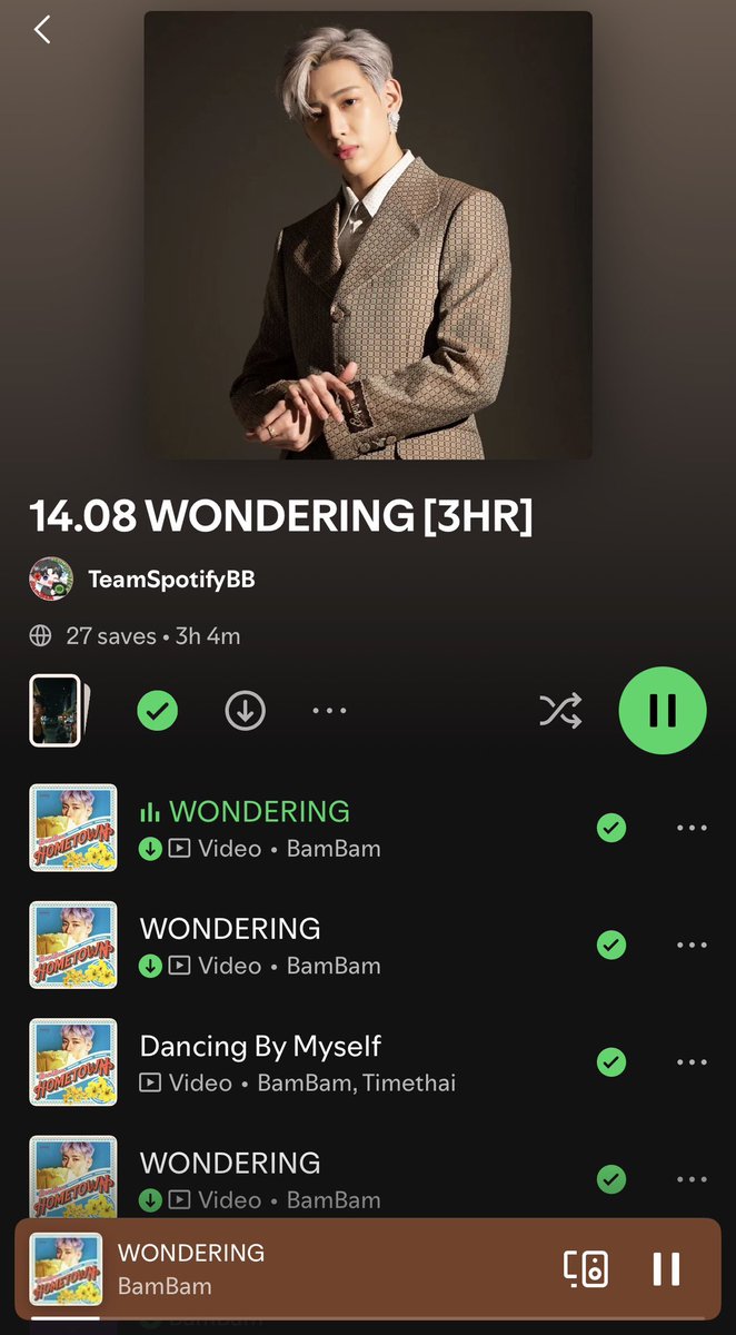 BamBamBooster's tweet photo. เย้ ๆ ๆ เพลลิสต์ใหม่จาก Team Spotify มาแล้ว มาฟังเพลงกันต์ทุกคน แบมบูสก็อยู่ในเพลลิสต์น้า เลือกแบบ 3 ชม.ก่อนครับผม🫶🏻
🔗 https://t.co/hYprRkRyly

#BammieStreaming
#BamBam #뱀뱀 @BamBam1A 
@BAMBAMxBAMMIE https://t.co/8V2TLo9lXb