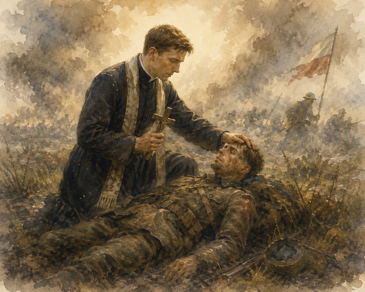 dedo84's tweet photo. 1/n 🇮🇹 14 Agosto > Il miracolo della Vistola: padre Ignacy Skorupka
Oggi, 14 agosto, la memoria polacca torna a Ossów, alle porte di Varsavia. In questa terra, nel cuore della Battaglia di Varsavia del 1920, un giovane sacerdote, padre Ignacy Skorupka, cadde mentre assisteva https://t.co/QtY1WqQwva
