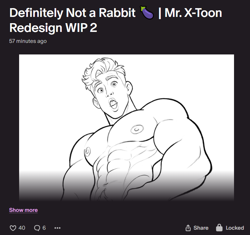 mr_xtoon's tweet photo. I’m back at full speed, studying, experimenting, sharpening my anatomy, and getting filthy with the process again. And I’m posting all of it on Patreon: uncensored WIPs, dirty sketches, behind-the-scenes stuff, and horny previews to keep you nice and hard while I work. 🍆💦 https://t.co/Q3m77943AI