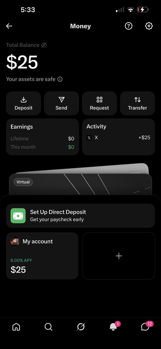 layxsnv's tweet photo. I got x money!! can I get the same treatment yall were giving others?? 🩷🙏🏾 #xmoney https://t.co/gkHhxXCrbO
