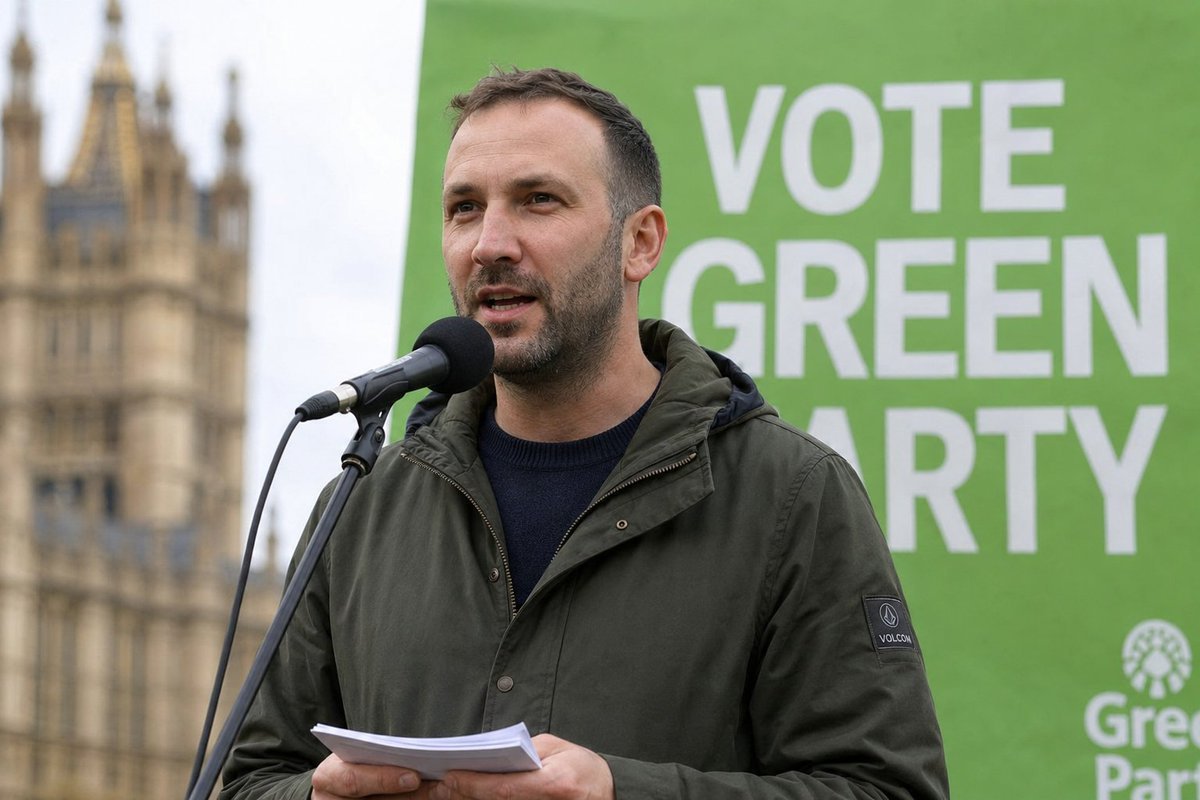 AmericaReloade's tweet photo. What do you think about Zack Polanski the Leader of Green Party?? 🇬🇧🇬🇧

A) Strong Leader 💪 

B) An Idiot 😂 https://t.co/HEXi4fE093