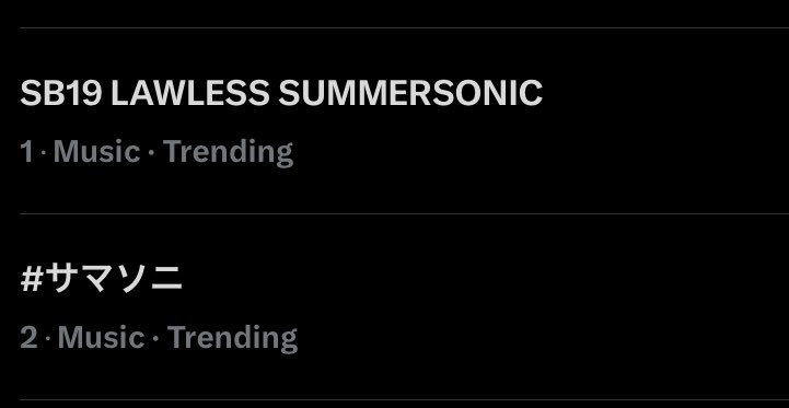 SB19MemeVice's tweet photo. real ba?

SB19 LAWLESS SUMMERSONIC
@SB19Official #SB19
#SB19日本ログ2026
#サマソニ https://t.co/dvbWnfyqyr