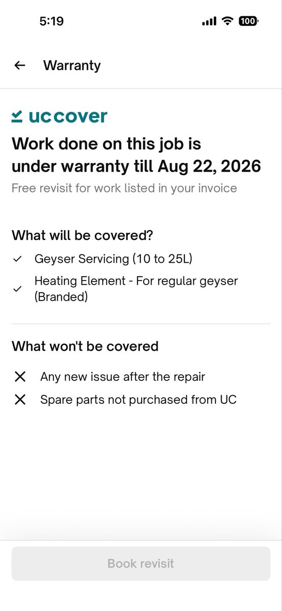 AJ_Birur's tweet photo. @UC_Assist @urbancompany_UC why do you claim warranty for your work if customers cannot use it?I have been trying to get help on this since last week, the bot you have is hopeless;it doesn’t understand the main issue.I am neither able to book revisit not have a call back. https://t.co/n4eTPvjIGh