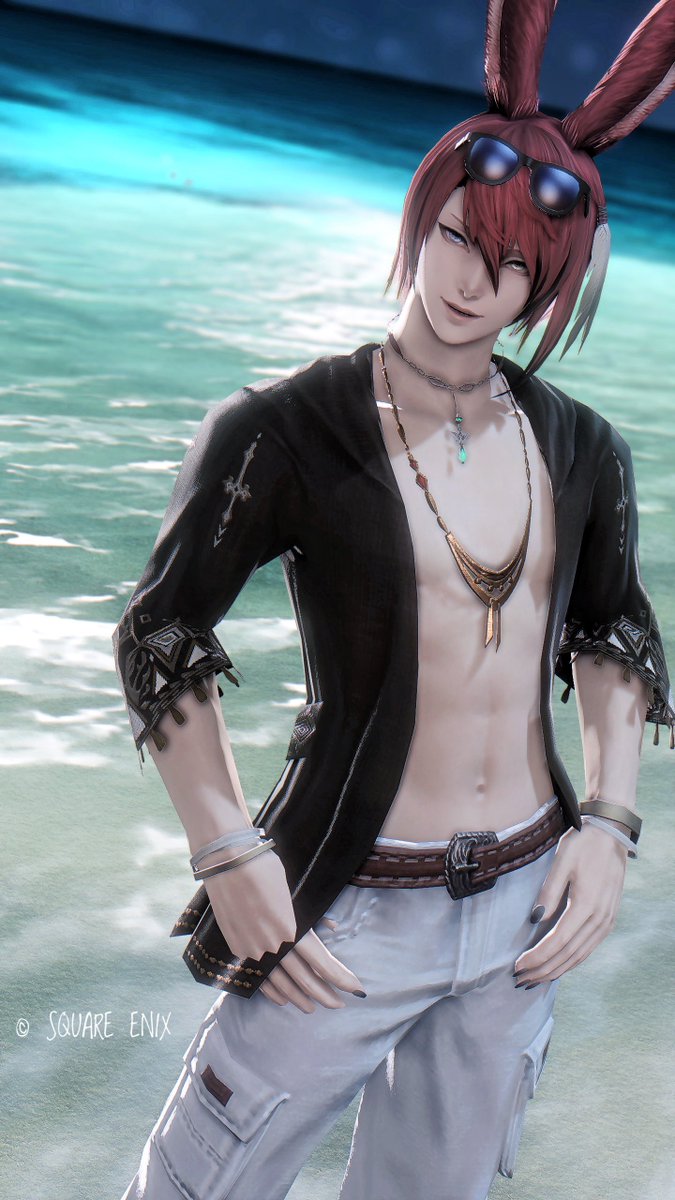 elu_FF14's tweet photo. 1年ぶり?にうさおに戻って紅蓮祭で撮影してきた🌊 https://t.co/NT7WNtyu6A