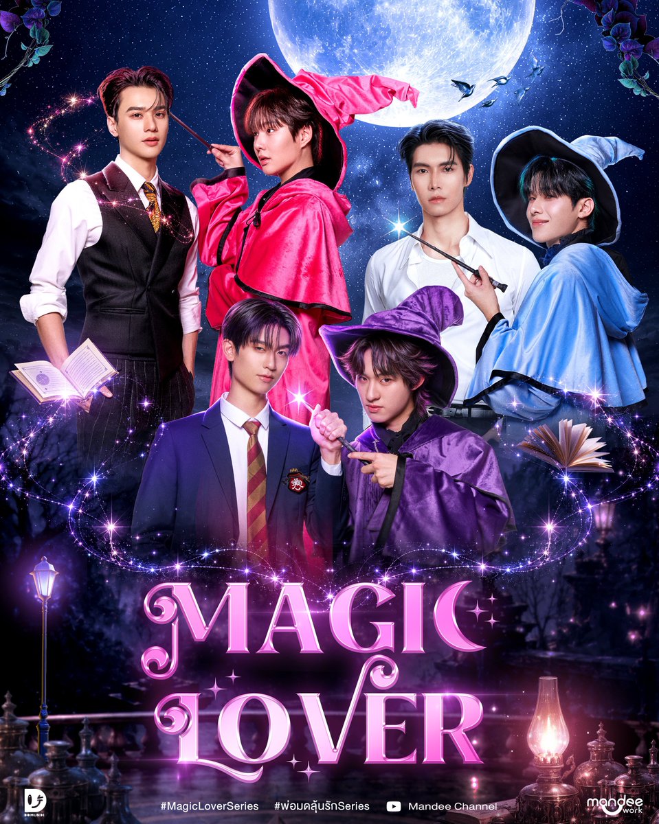 boyslovehub's tweet photo. Poster for #MagicLoverSeries, now starring KengNamping, ThomasKong, and JjayOhm. https://t.co/q28PWvWBfA