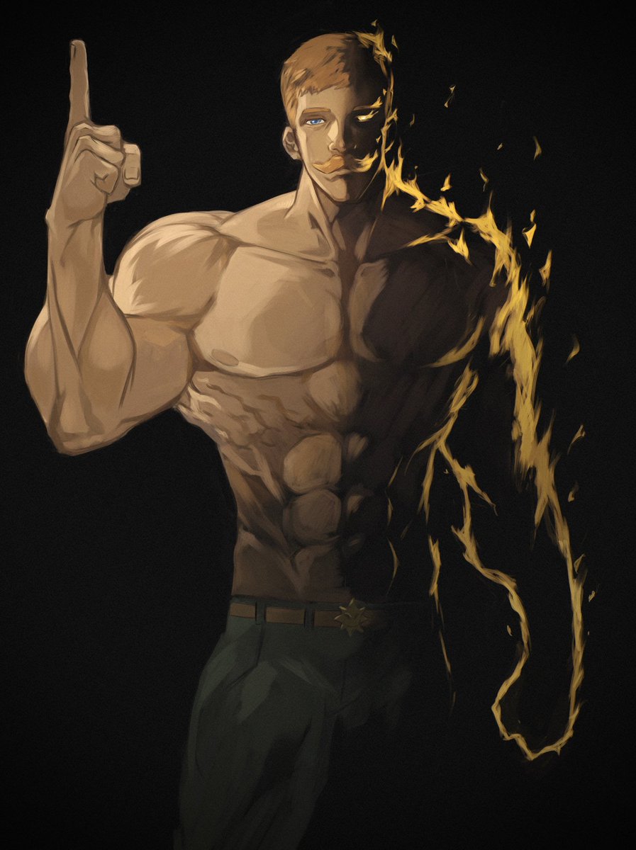 qmerlem's tweet photo. Escanor 

#七つの大罪
#NanatsuNoTaizai  
#SevenDeadlySins https://t.co/emqmMK0KU0