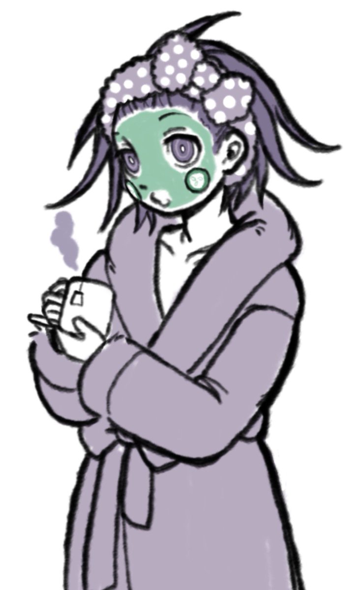 opulentdice's tweet photo. i personally have never been fond of the fanon that kokichi is unhygienic. it's much funnier to imagine him pampering himself like a king. https://t.co/uTuAIK6lqf