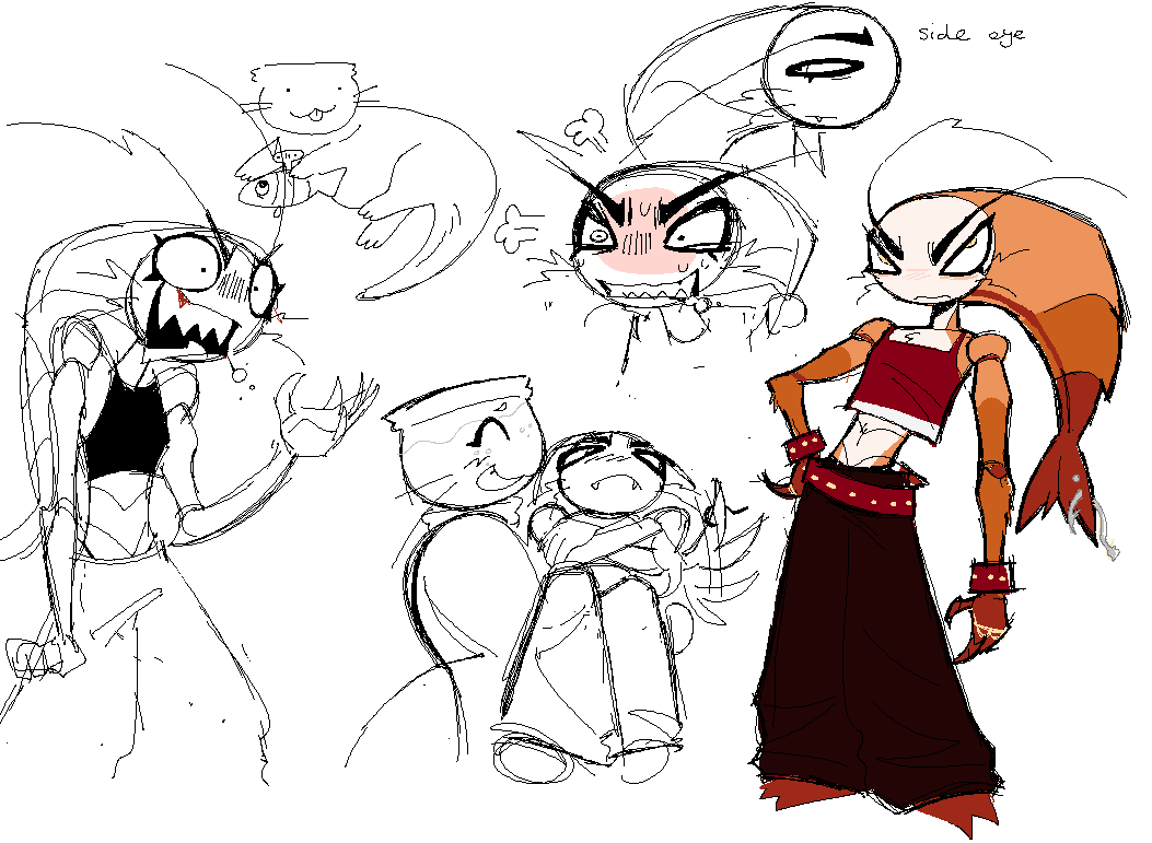 skidsies's tweet photo. yeahwhatever she's more fun to draw with a circle face now for me https://t.co/YZBJQVlnRI