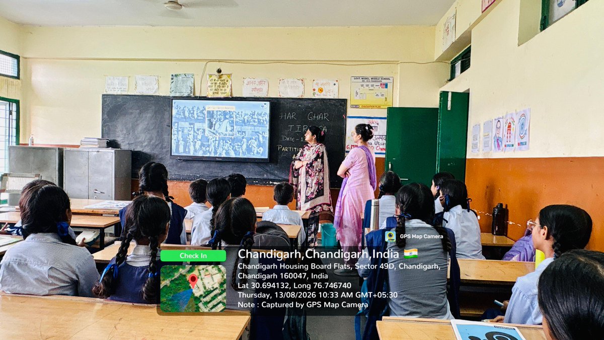 SchoolEduChd's tweet photo. Remembering the Horrors of Partition

The Partition of 1947 left behind stories of unimaginable suffering, families torn apart, homes abandoned, and countless lives lost. On Partition Horrors Remembrance Day, we remember the pain, honour the resilience of survivors, and reaffirm our commitment to peace, harmony and unity. 🇮🇳
@EduMinOfIndia
@DselEduMinistry
@chandigarh_admn
#PartitionHorrorsRemembranceDay #NeverForget #India #Peace #Unity