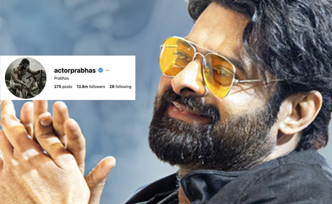 greatandhranews's tweet photo. After 7 Years, Prabhas Replaces Baahubali DP With Fauzi https://t.co/IVlglFru5a