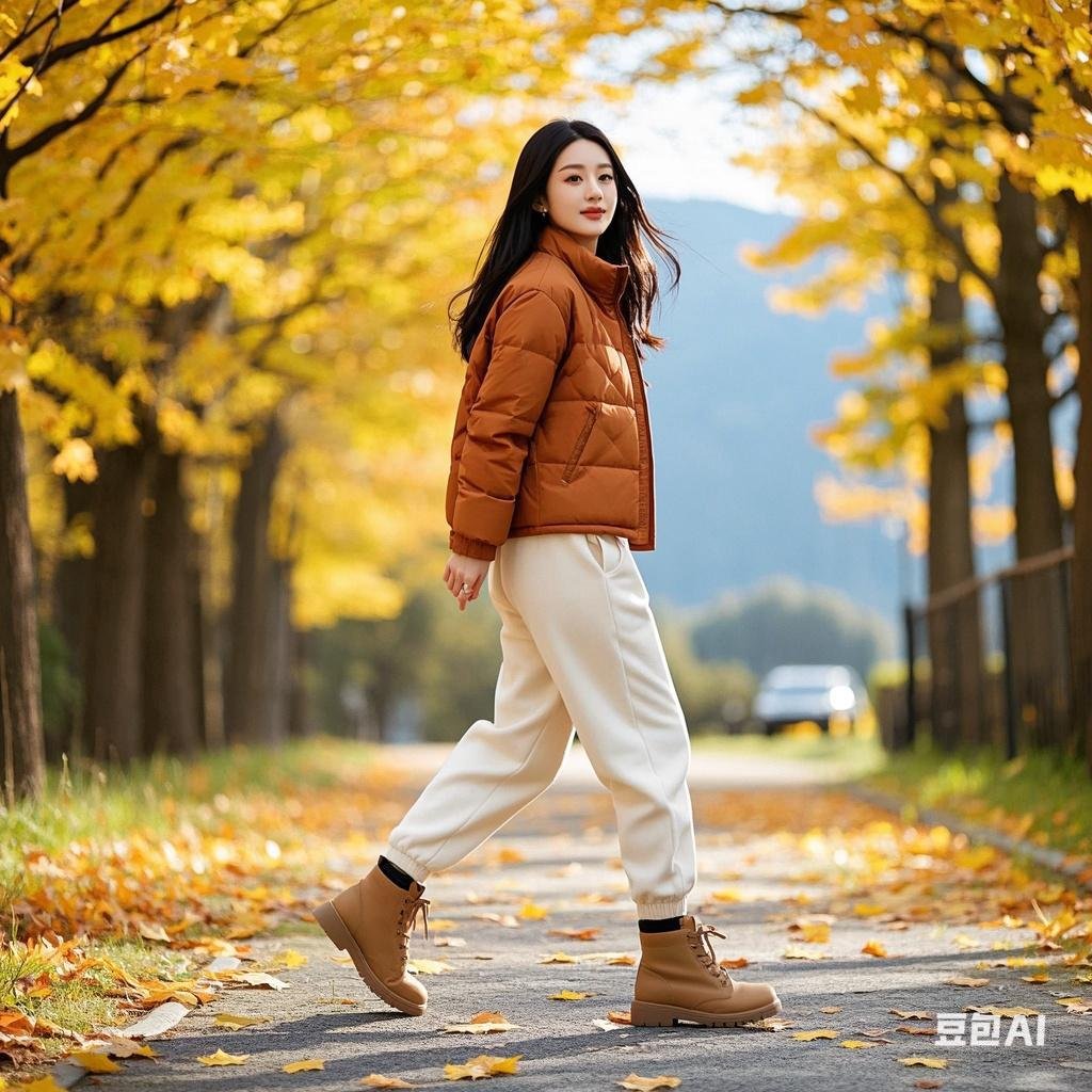 YANGstown's tweet photo. [Chilly autumn breeze is here! Time to wrap up in a cozy sweater and sip hot cider ]， https://t.co/3FkvShjJpD