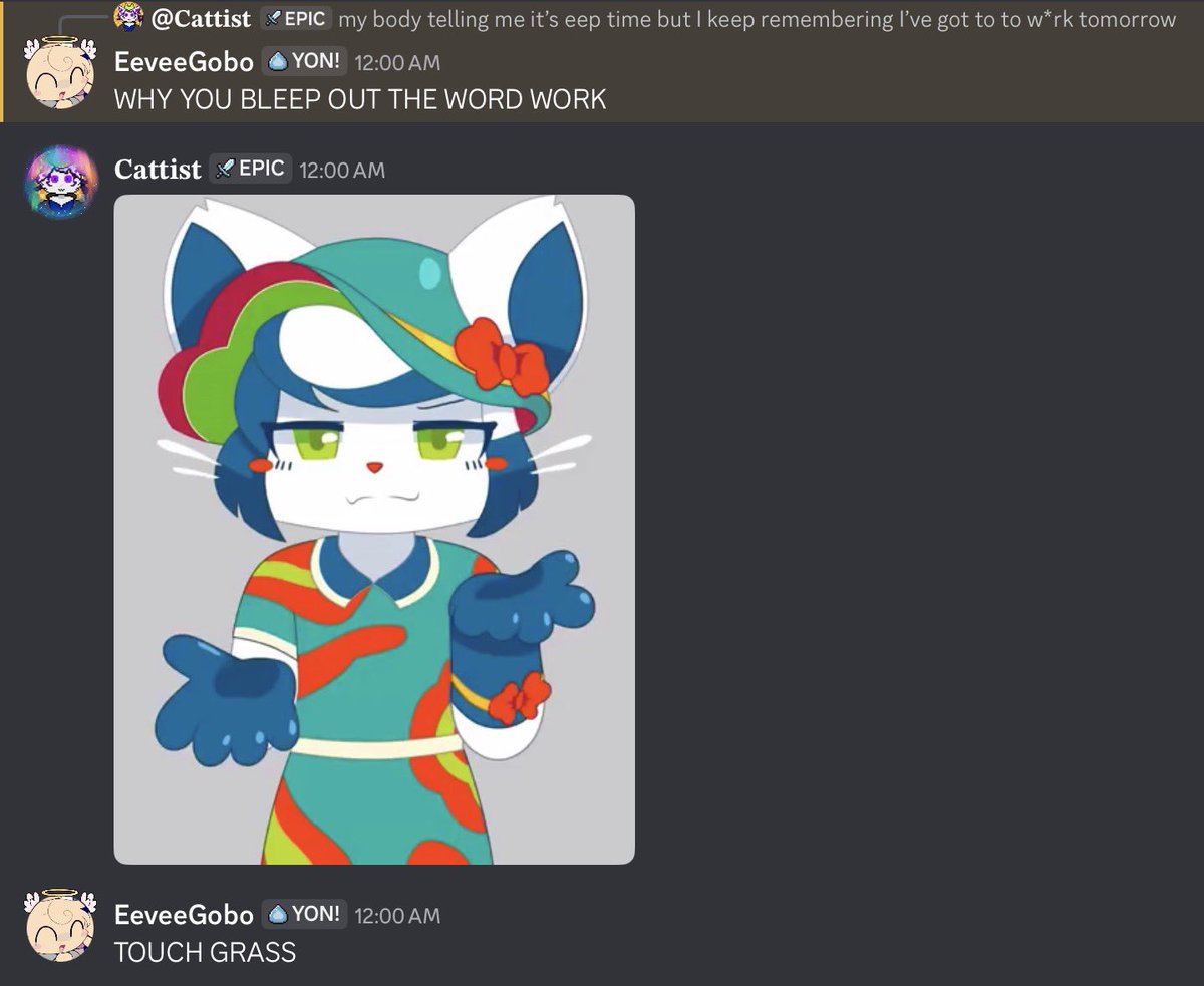 The_Cattist's tweet photo. Am i really this cooked🥹@EeveeGobo ? https://t.co/seJAvJqggR