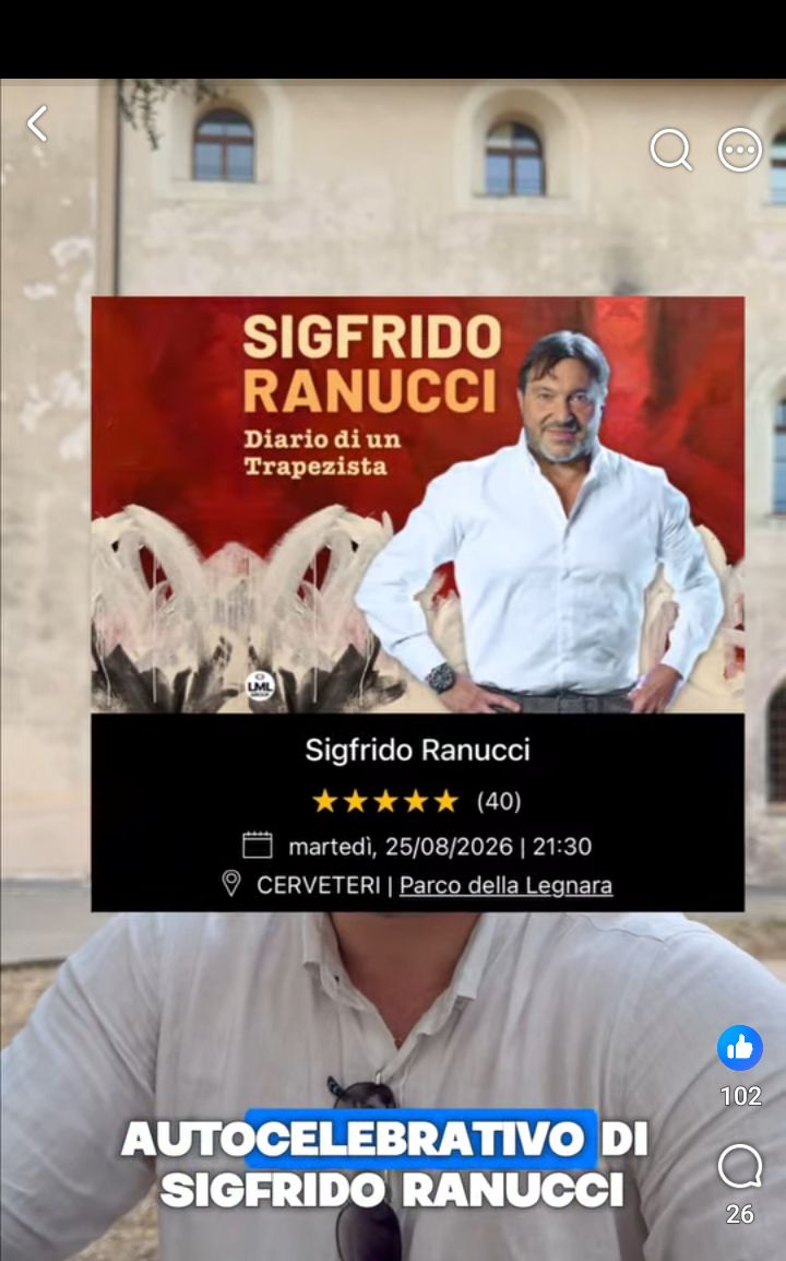 bruna_bdb's tweet photo. Estate cerite 2026, Un milione di euro alla Cennerilli, assessore alla CULTURA E SPETTACOLI E TURISMO (ex ASSESSORE ALL' ISTRUZIONE SCUOLA, beni culturali, Servizi sociali,vice sindaco)
Quella che porta a Cerveteri lo spettacolo AUTOCELEBRATIVO di Ranucci
https://t.co/gIg5l5YgNJ https://t.co/fEiiFZLsWq