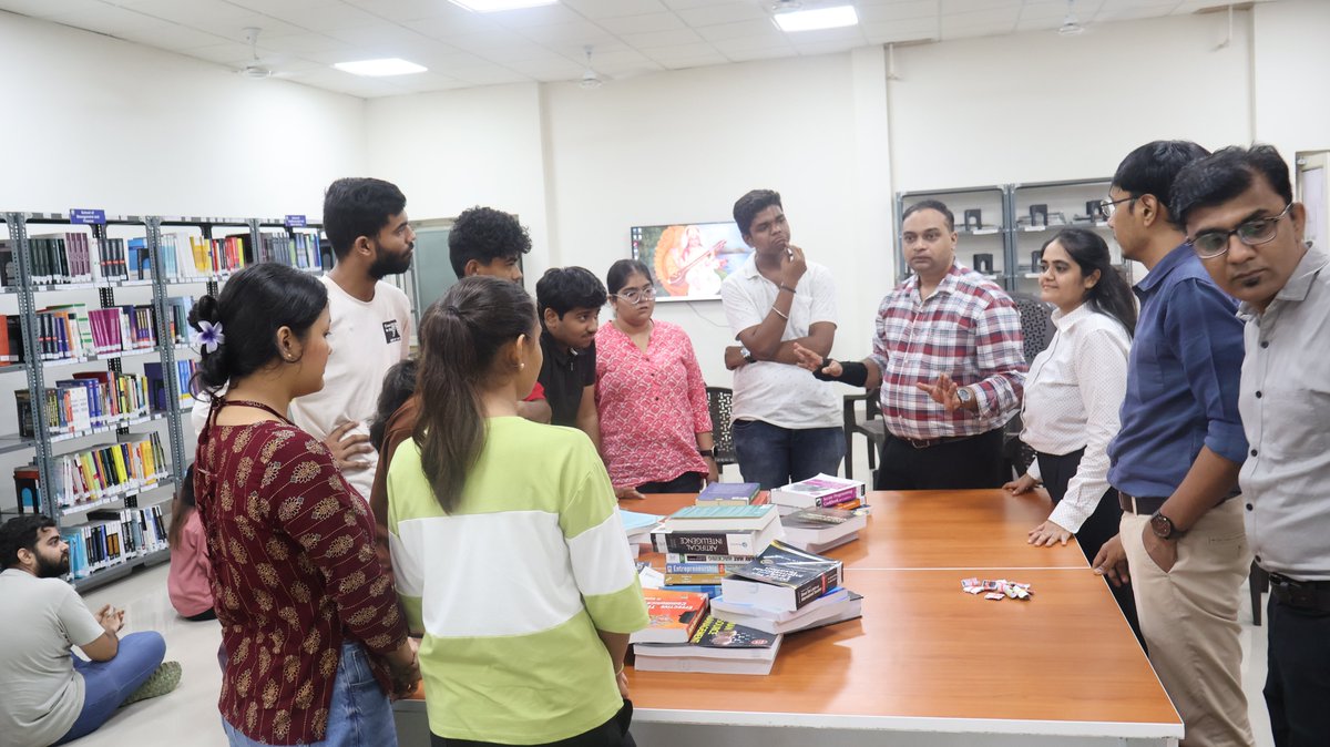 KSUGOG's tweet photo. 📚✨ Librarians’ Day 2026 at KSU!
KRC, Kaushalya – The Skill University celebrated Librarians’ Day with 30 students through fun quizzes, book games & interactive activities celebrating knowledge, creativity and discovery! 📖🌟
#LibrariansDay2026 #KSU #KRC #Library https://t.co/8Qc5G9lCRm