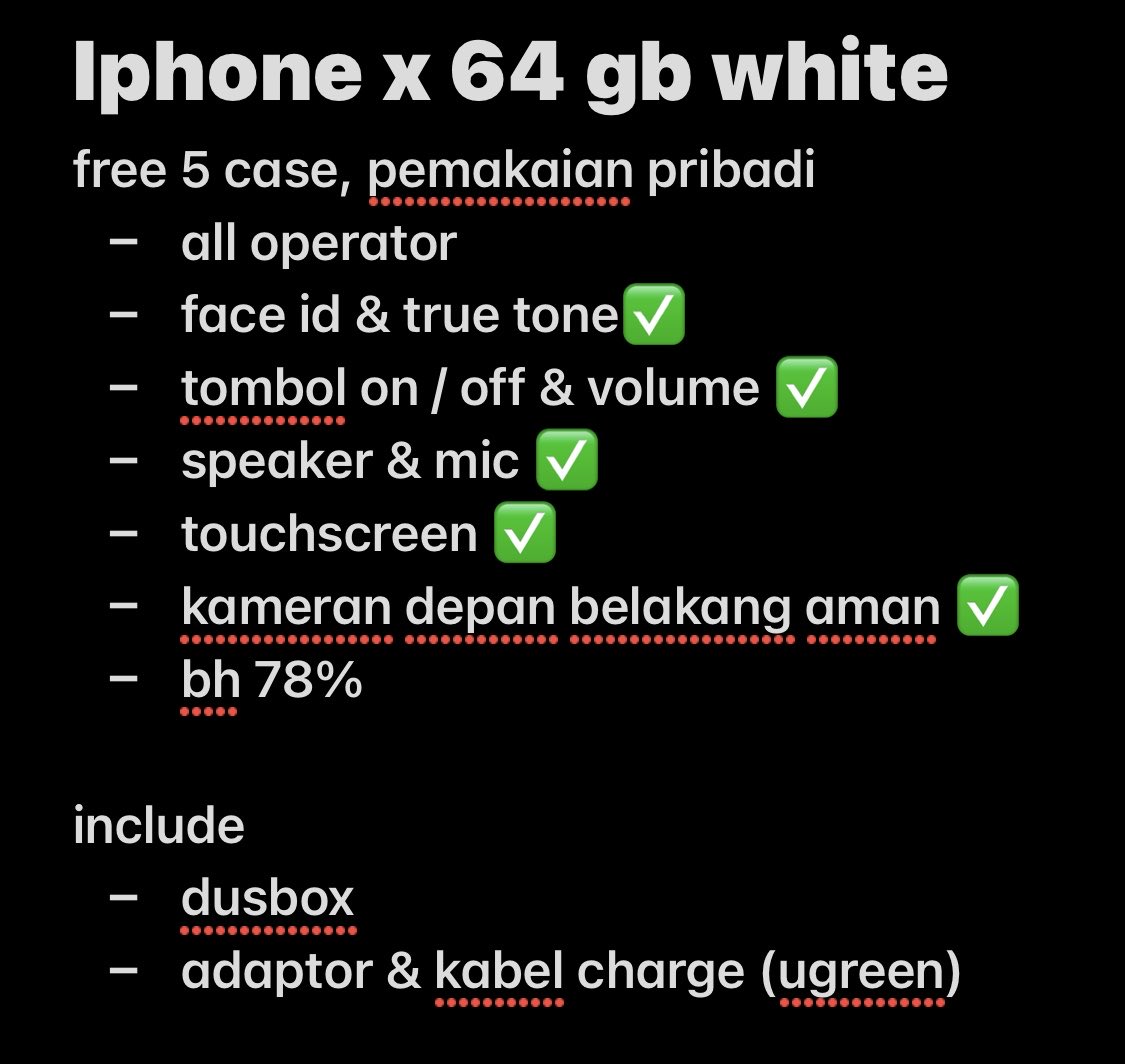 kiyyarashera's tweet photo. #wts Iphone X 64gb

dom bogor
price 1.100k nego tipis
 dm for details!

WTS WTB iPhone X #zonauang #zonajajan https://t.co/2MEUtXxUlg